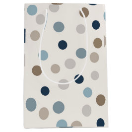 Denim Patchwork Bear Gift Bag Medium Cadeauzakje