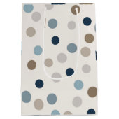 Denim Patchwork Bear Gift Bag Medium Cadeauzakje (Achterkant)