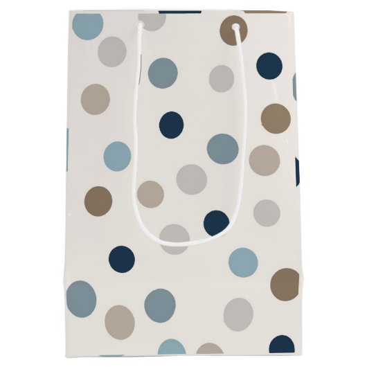 Denim Patchwork Bear Gift Bag Medium Cadeauzakje (Achterkant)