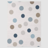 Denim Patchwork Bear Gift Bag Tissuepapier (Voorkant)