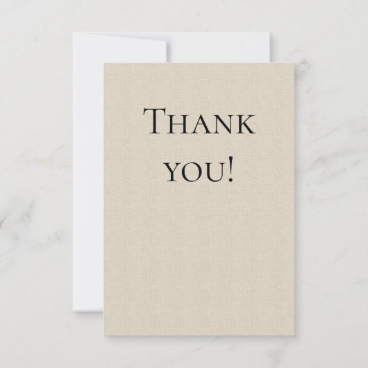 Denim Patchwork Bear Thank You Card Bedankkaart (Achterkant)