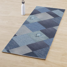 Denim Patchwork Blauwe stof
