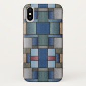 Denim Patchwork Case-Mate iPhone Case (Achterkant)