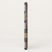 Denim Patchwork Case-Mate iPhone Case (Achterkant/links)