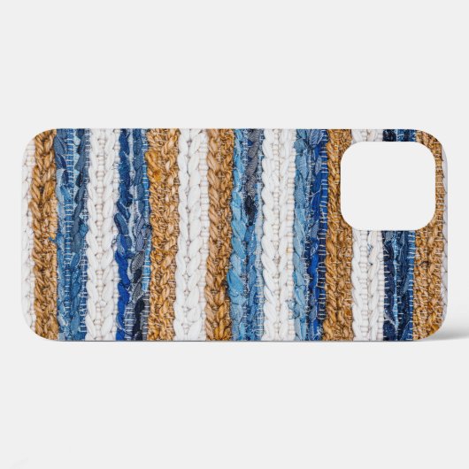 Denim patchwork: gerecycled jeans tapijt. Case-Mate iPhone case (Achterkant (horizontaal))