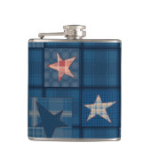 Denim-patchwork Heupfles (Voorkant)