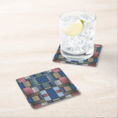 Denim Patchwork Kartonnen Onderzetters (Insitu)