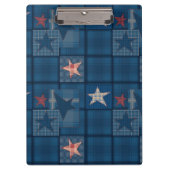 Denim-patchwork Klembord (Voorkant)