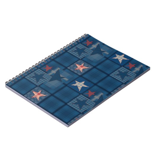 Denim-patchwork Notitieboek (Linkerzijde)