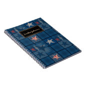 Denim-patchwork Notitieboek (Rechterzijde)
