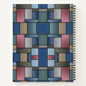 Denim Patchwork Notitieboek (Achterkant)