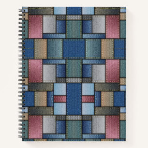 Denim Patchwork Notitieboek