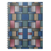 Denim Patchwork Notitieboek (Voorkant)