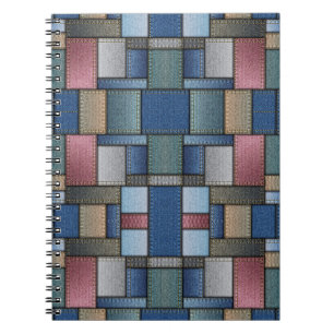 Denim Patchwork Notitieboek