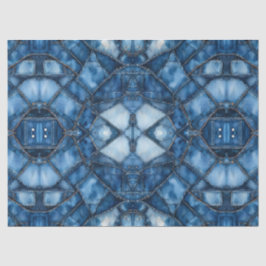 Denim Patchwork Patroon - Olivia Tissuepapier