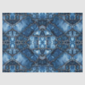 Denim Patchwork Pattern - Ava Tissuepapier (Voorkant)