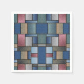 Denim Patchwork Servetten (Voorkant)