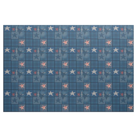 Denim-patchwork Stof (Yard (91,4 cm))