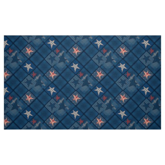 Denim-patchwork Stof (Fat Quarter)