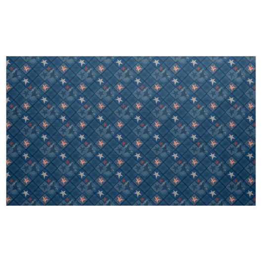 Denim-patchwork Stof (Yard (91,4 cm))