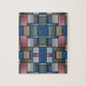 Denim Pattern Legpuzzel (Verticaal)
