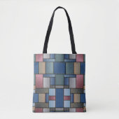 Denim Pattern Tote Bag (Voorkant)
