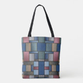 Denim Pattern Tote Bag (Achterkant)