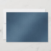 Denim Photo Save the Date Kaart (Achterkant)