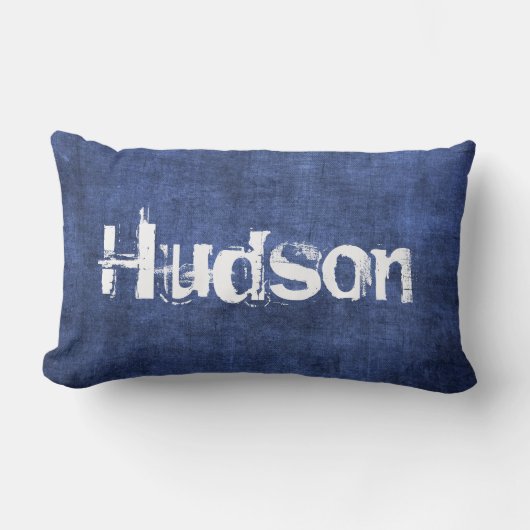 Denim Pillow Boys Nursery of maak het voor jou! Kussen (Voorkant)
