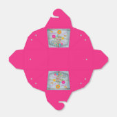 Denim Pocket Flowers Peace Love Hope Favoriete Box Bedankdoosjes (Uitgevouwen)