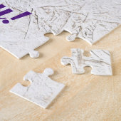 Denim Pocket Heart Flowers Butterflies Legpuzzel (Zijkant)