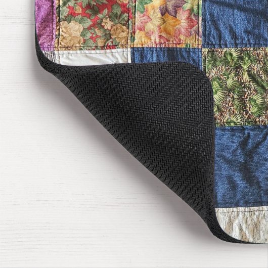 Denim Pocket Quilt Muismat (Hoek)