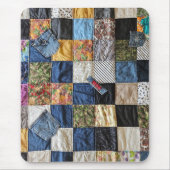 Denim Pocket Quilt Muismat (Voorkant)