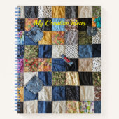 Denim Pocket Quilt Notitieboek (Voorkant)