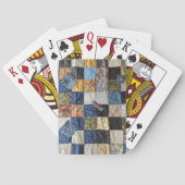 Denim Pocket Quilt Pokerkaarten (Achterkant)