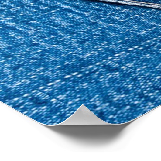 Denim Pocket welkomstteken Poster (Hoek)