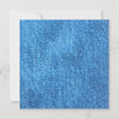 Denim Print Invitations Kaart (Voorkant)
