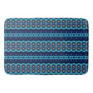 Denim Rhinestones Badmat