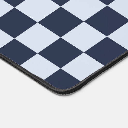 Denim rinse checkerboard pattern bureaumat (Hoek)