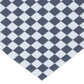 Denim rinse checkerboard pattern korte tafelloper (Hoek)