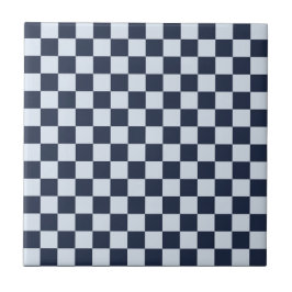 Denim rinse checkerboard pattern tegeltje