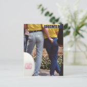 Denim Series 08 claimed Jeans Briefkaart (Staand voorkant)