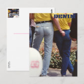 Denim Series 08 claimed Jeans Briefkaart (Voorkant / Achterkant)