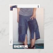 Denim Series 11 Culottes Briefkaart (Voorkant / Achterkant)