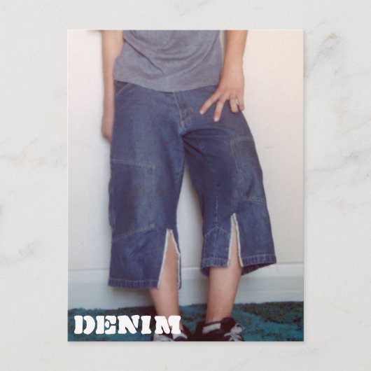Denim Series 11 Culottes Briefkaart (Voorkant)