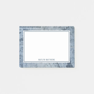 Denim Sketches Jeans Textuur Naam Post-it Post-it® Notes