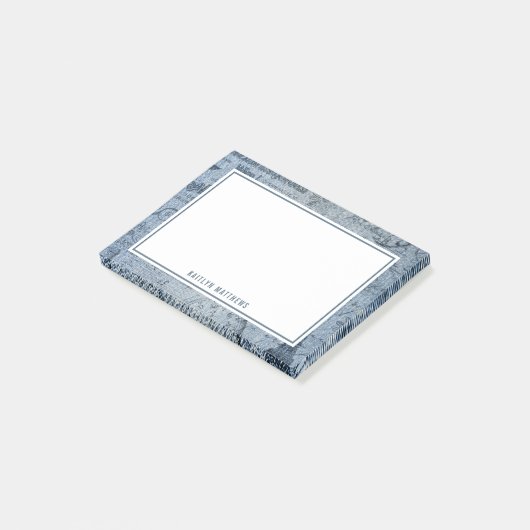 Denim Sketches Jeans Textuur Naam Post-it Post-it® Notes (Schuin)