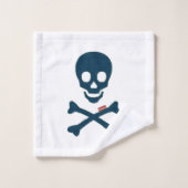 Denim Skull Bad Handdoek (Wasdoekje)