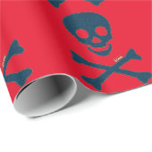 Denim Skull Cadeaupapier (Rol Hoek)