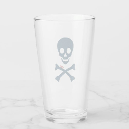 Denim Skull Glas (Achterkant)